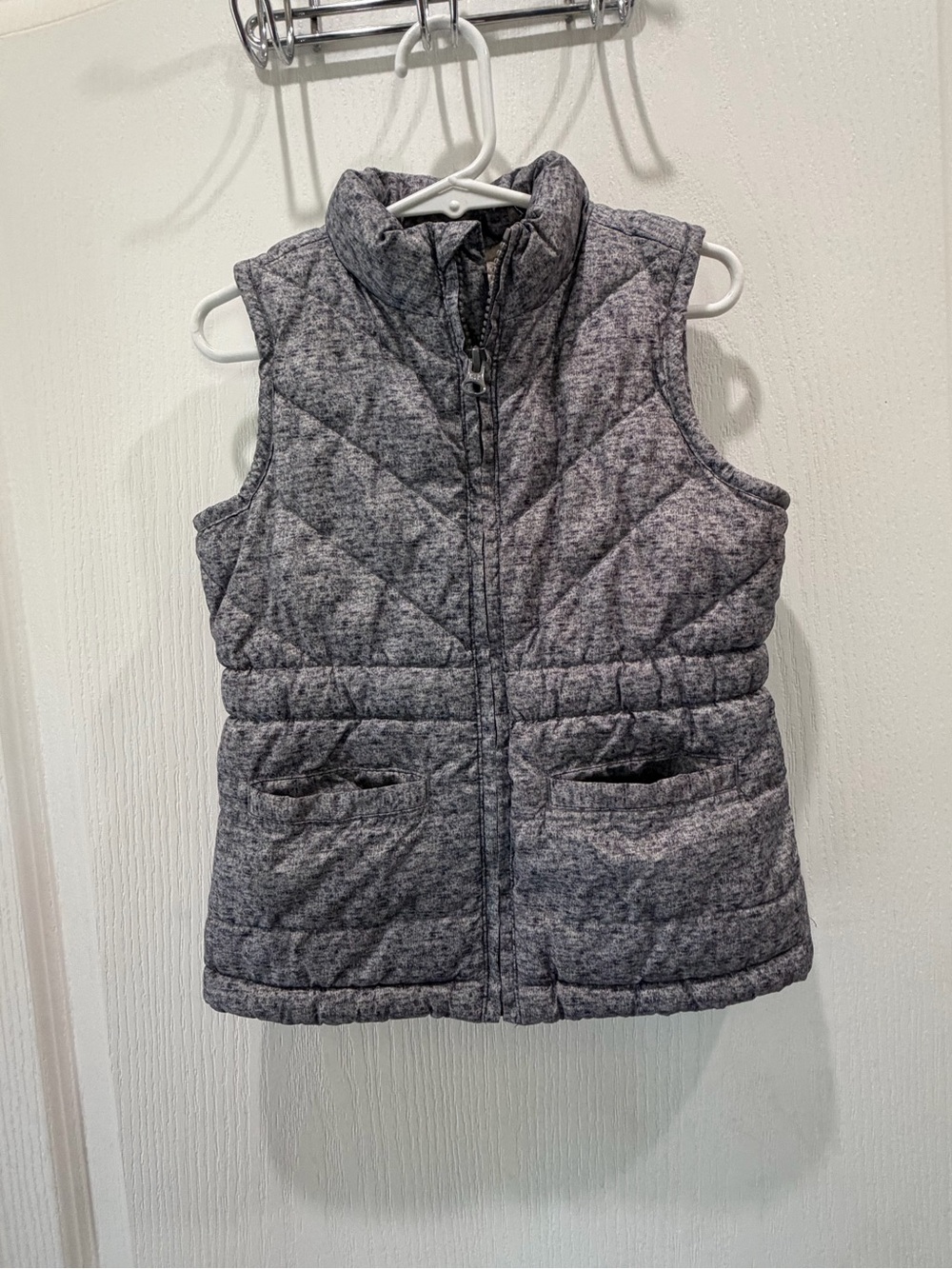 GAP Gray Quilted Puffer Vest for Kids
